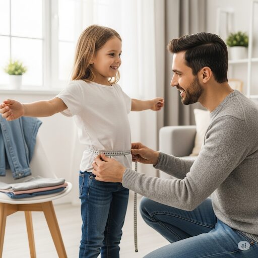  تعیین سایز لباس کودک